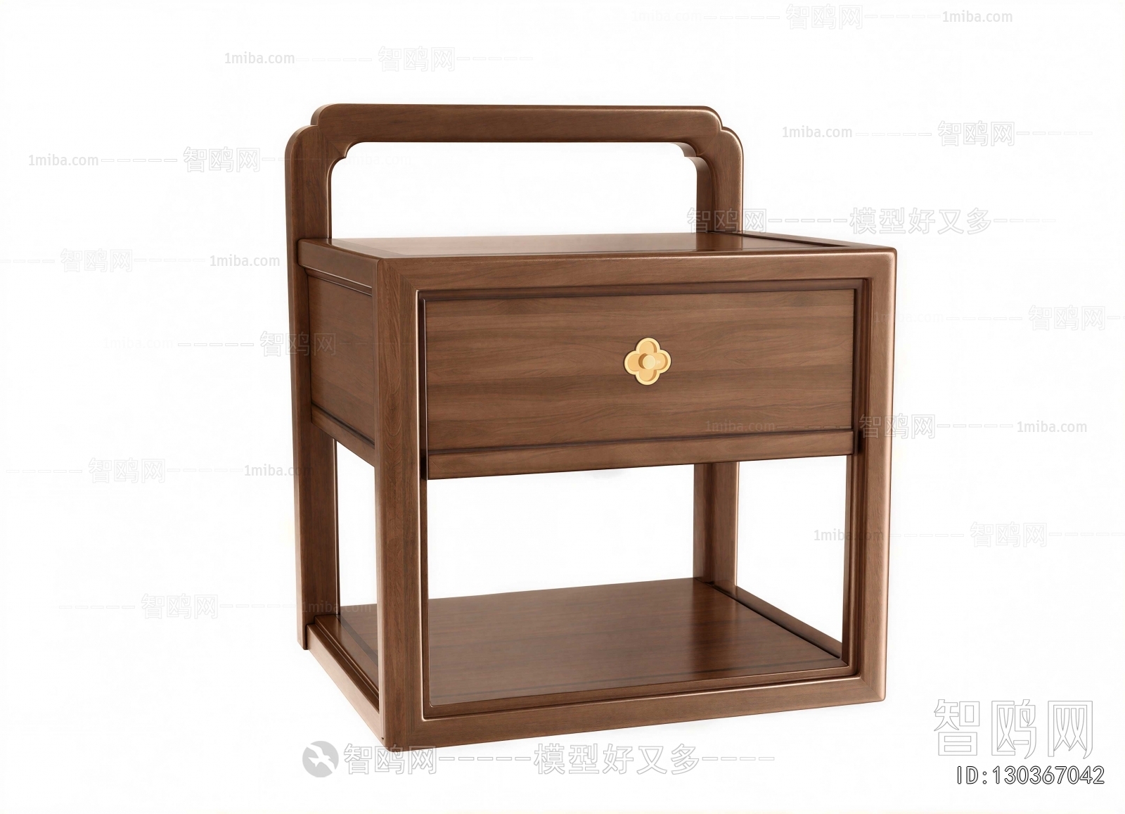 New Chinese Style Bedside Cupboard