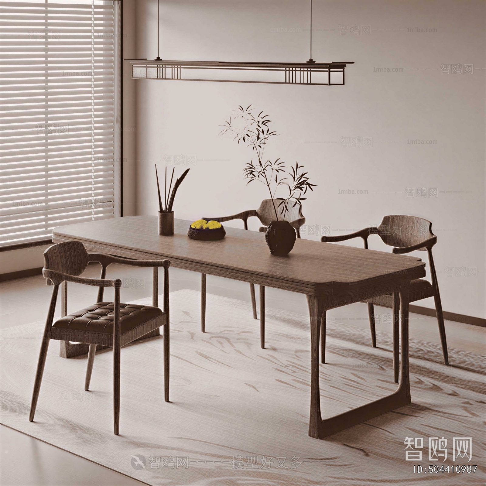 New Chinese Style Dining Table And Chairs