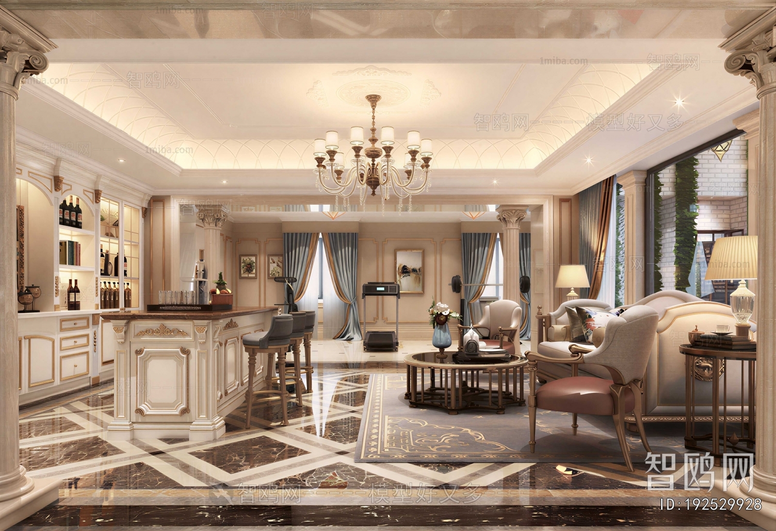 European Style A Living Room