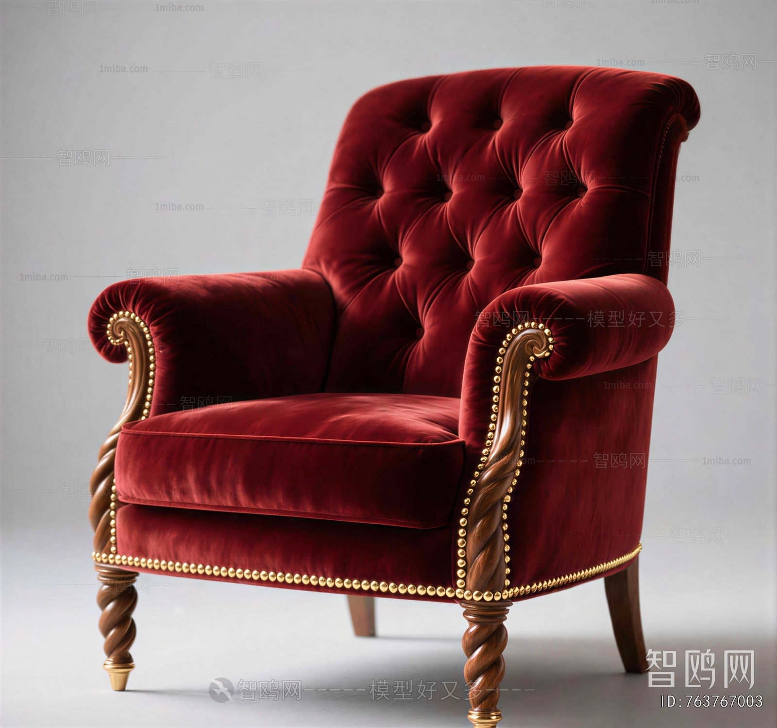 European Style Single Sofa