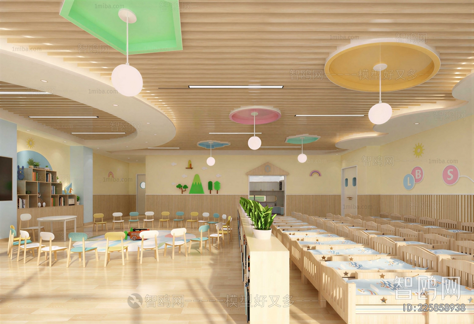 Modern Kindergarten Dormitory