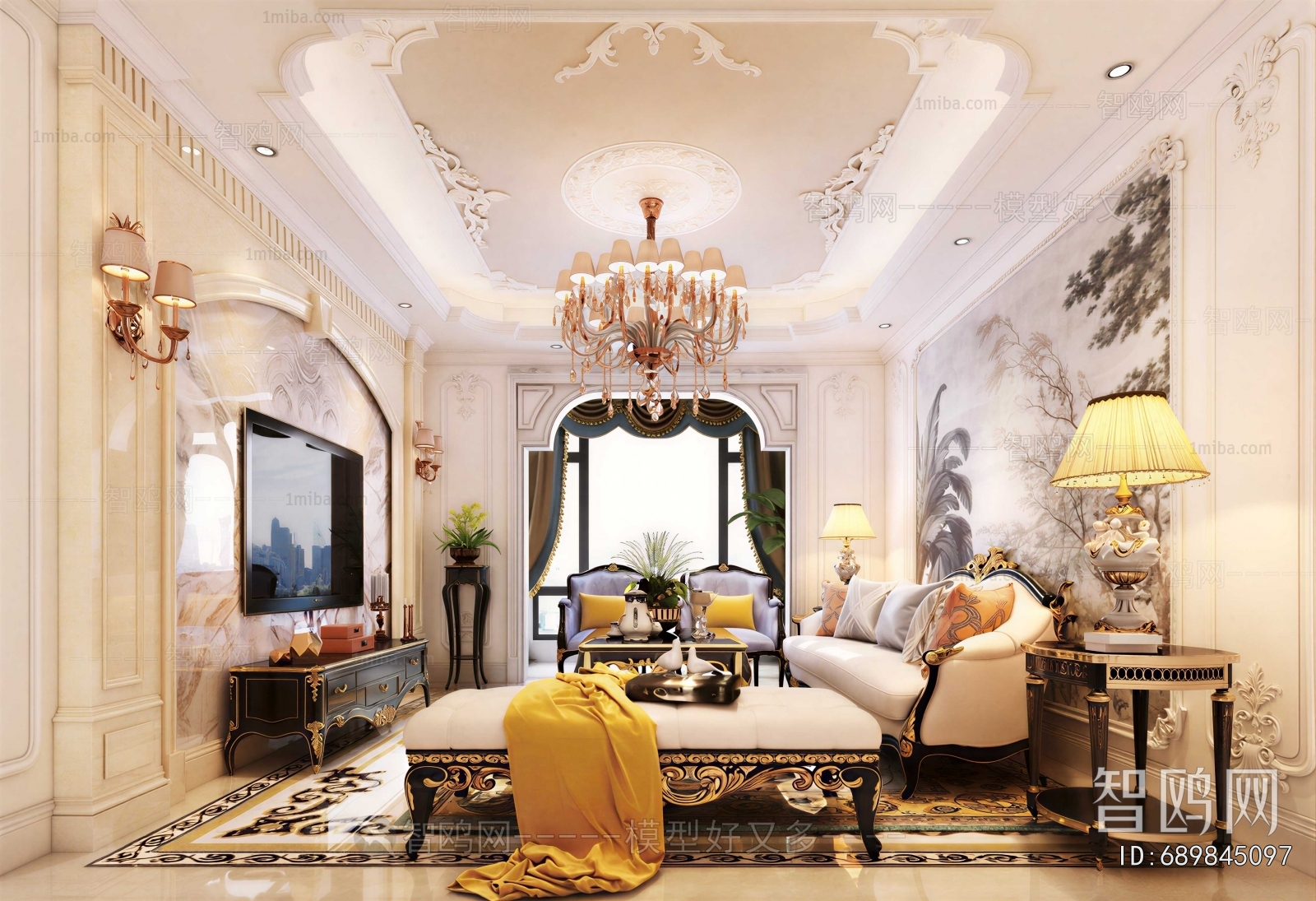 European Style A Living Room