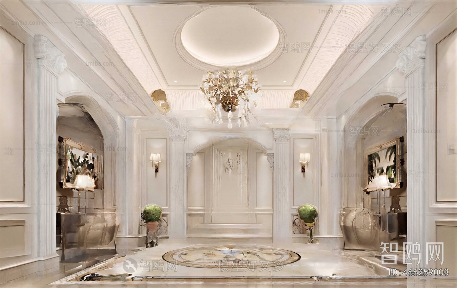 European Style Hallway