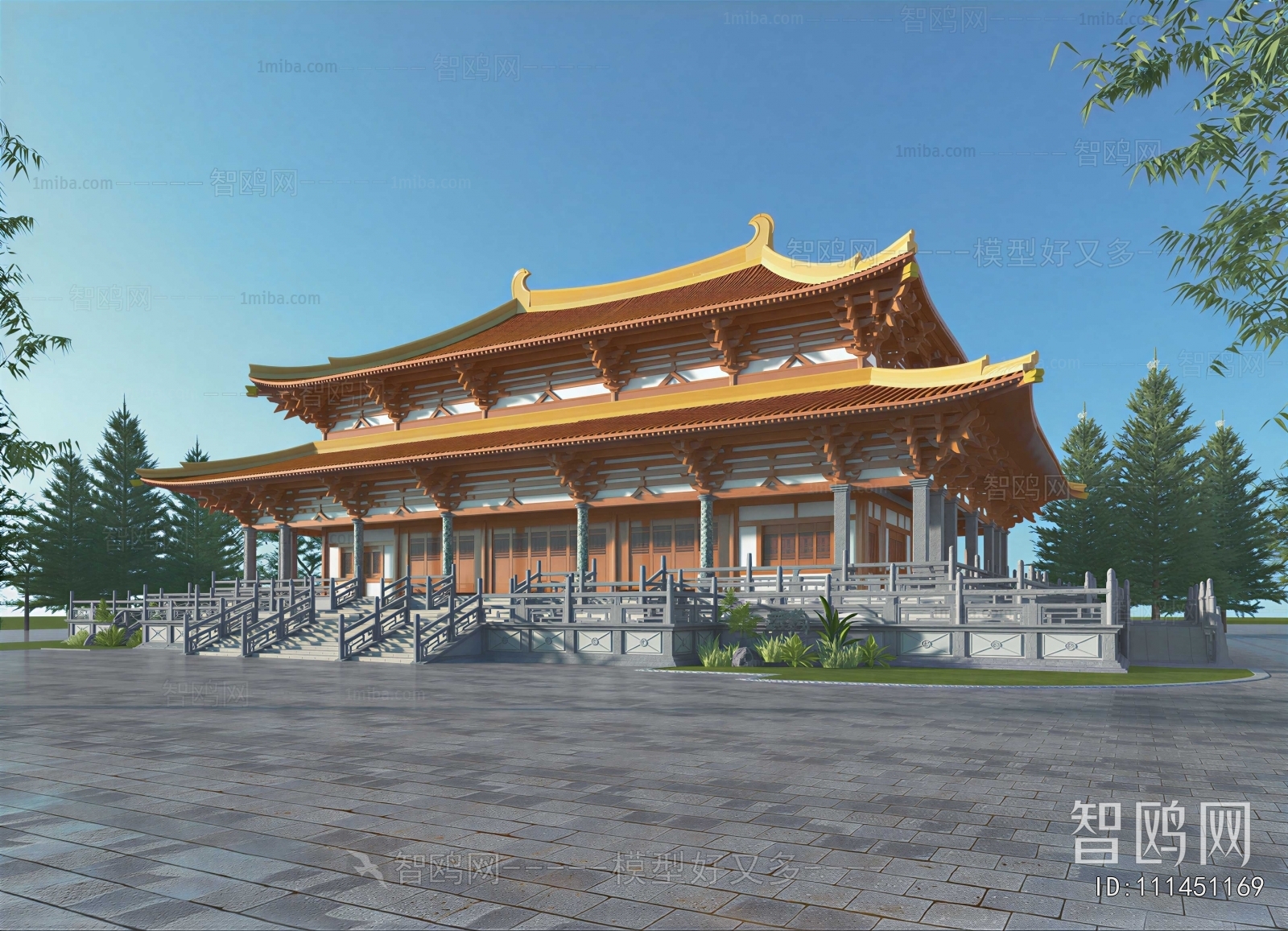 Chinese Style Ancient Architectural Buildings