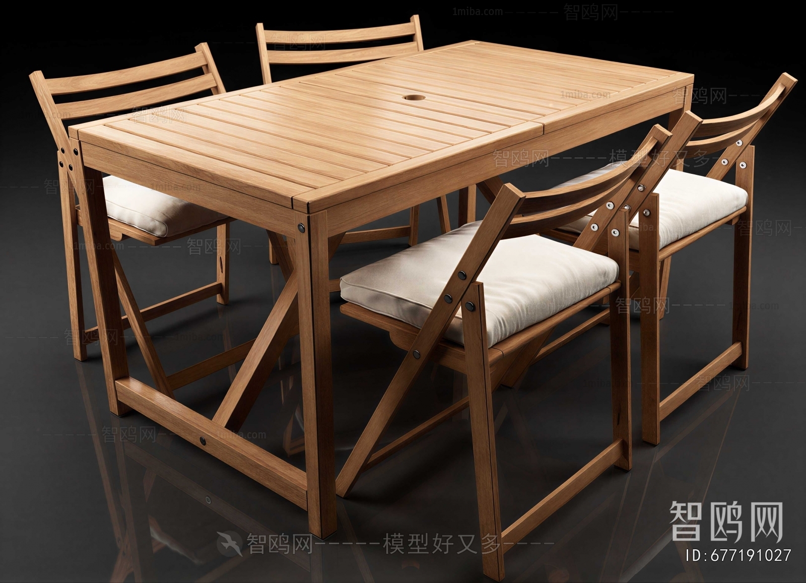 Nordic Style Dining Table And Chairs