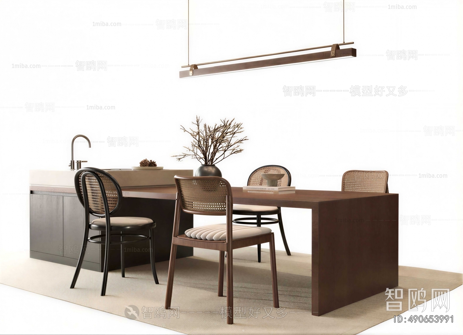 New Chinese Style Dining Table And Chairs