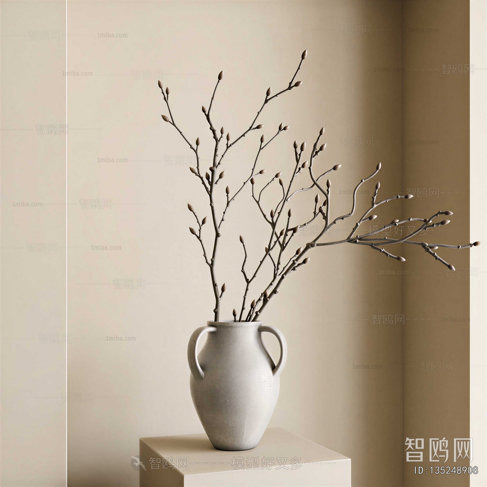 Wabi-sabi Style Flower Arrangement