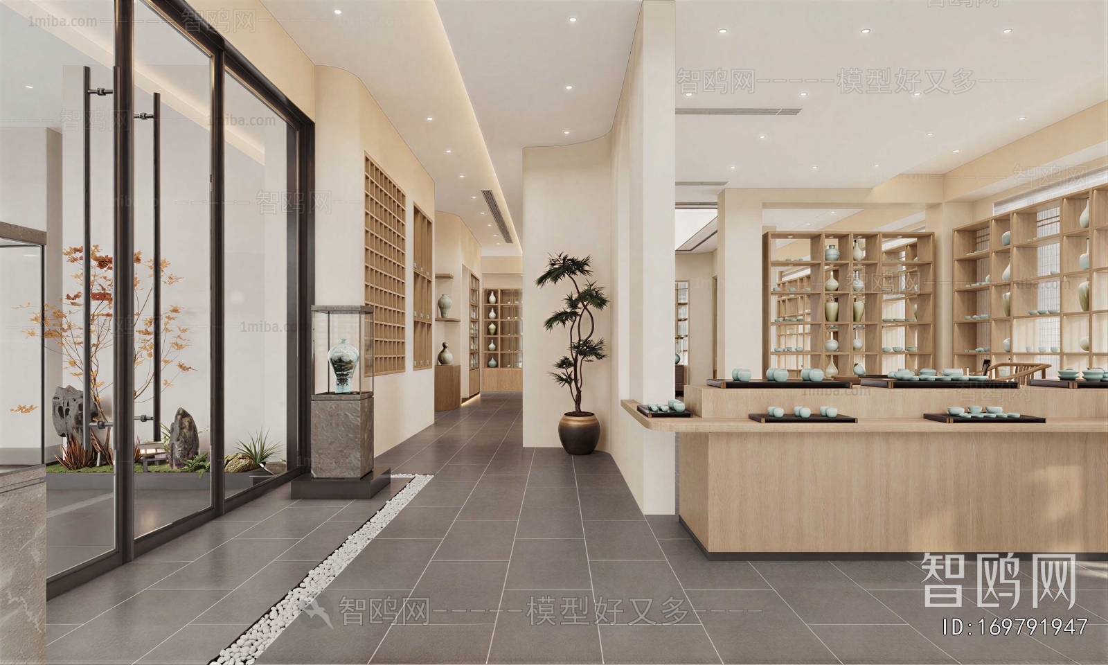 New Chinese Style Exhibition Hall