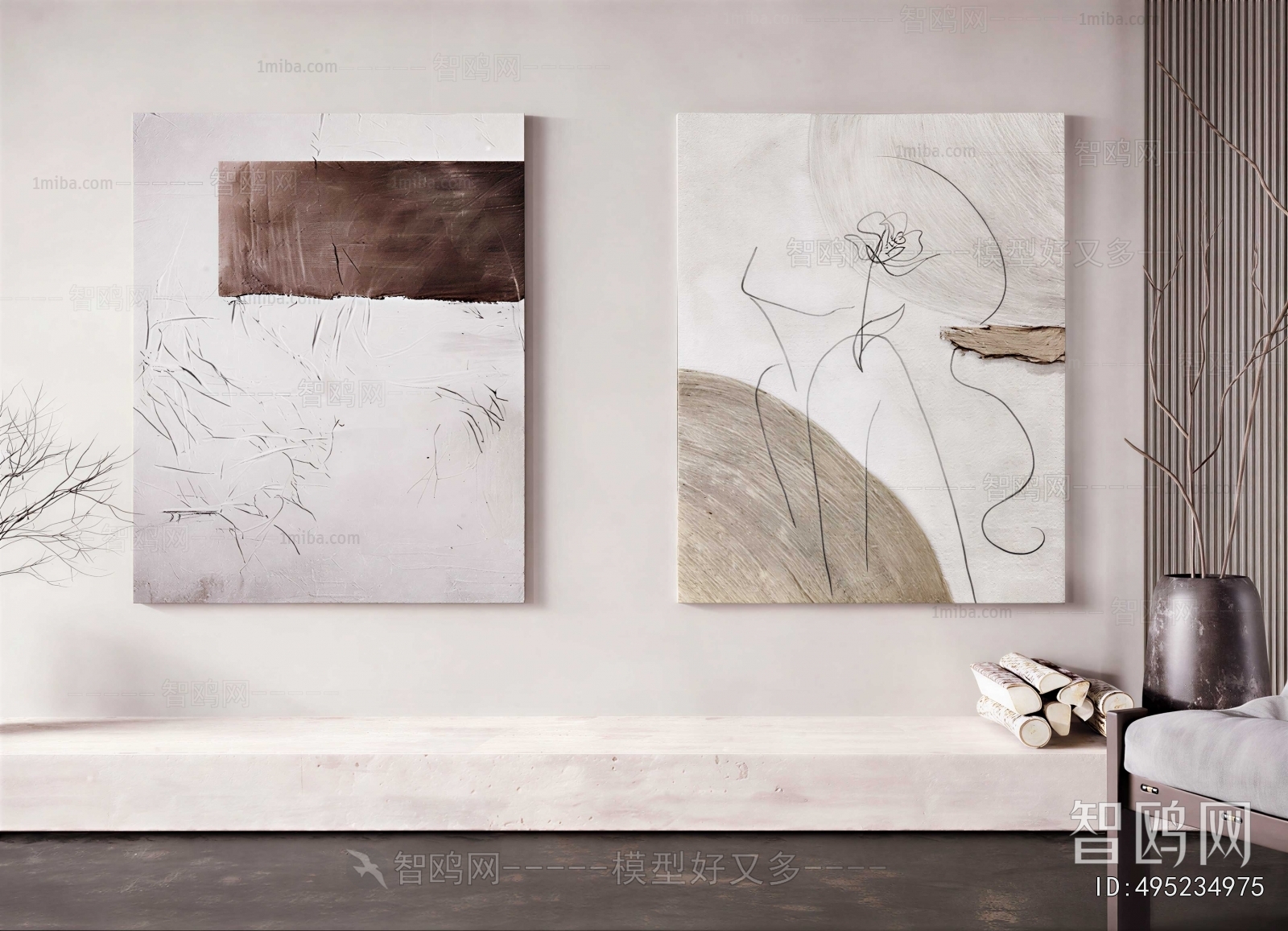 Wabi-sabi Style Painting