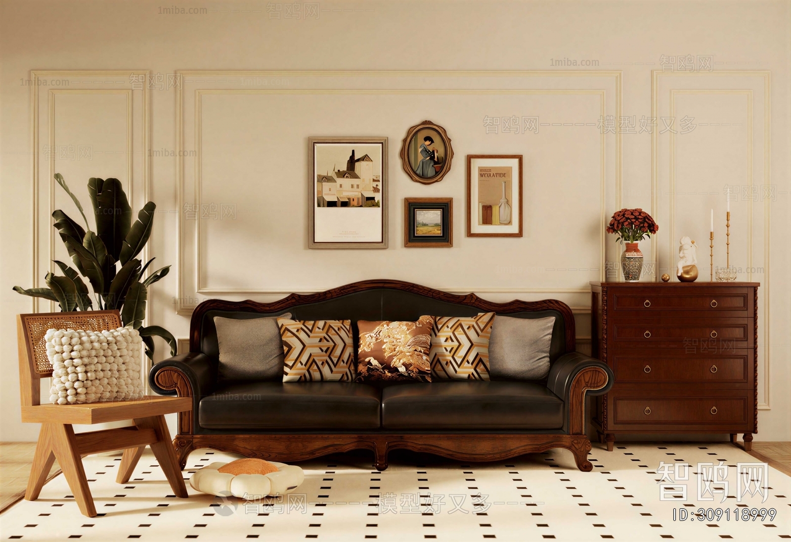 French Style Sofa Combination