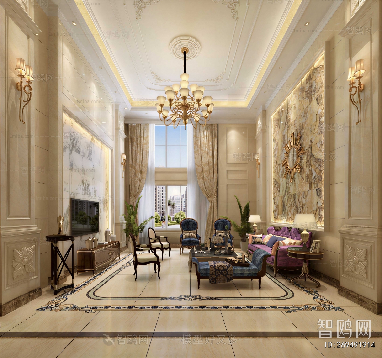 European Style A Living Room