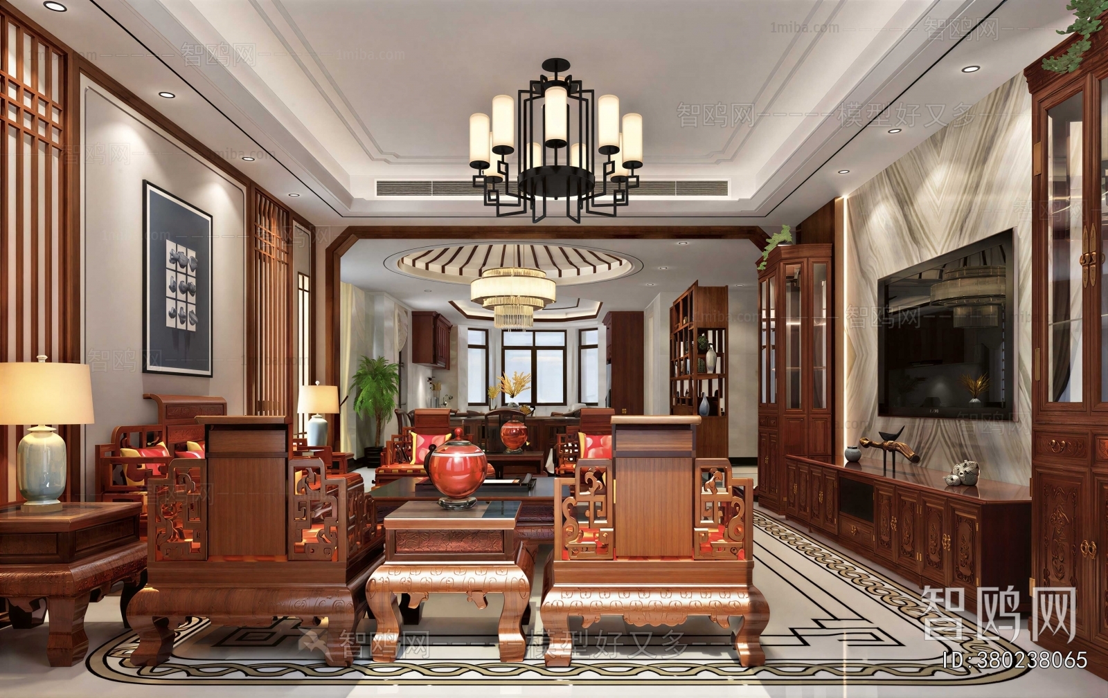 Chinese Style A Living Room