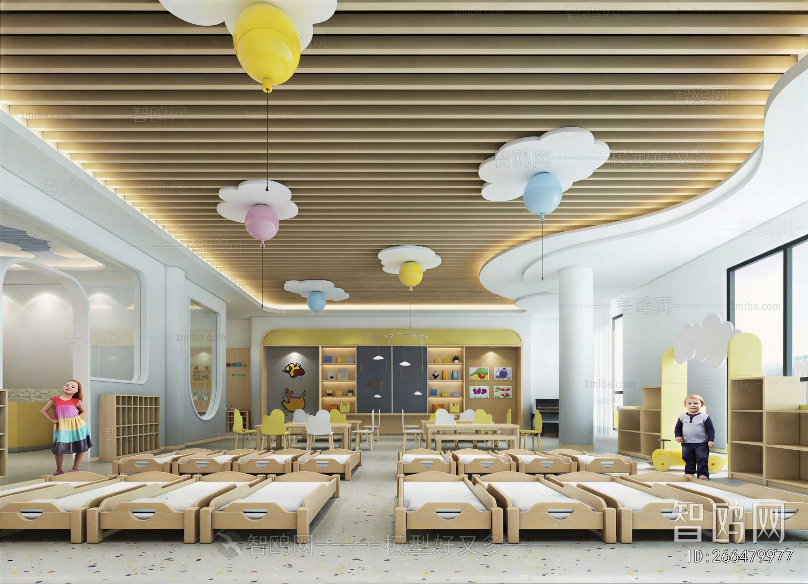 Modern Kindergarten Dormitory