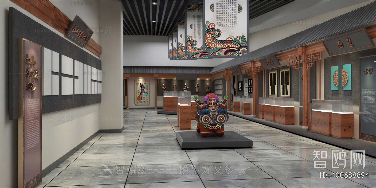 New Chinese Style Exhibition Hall