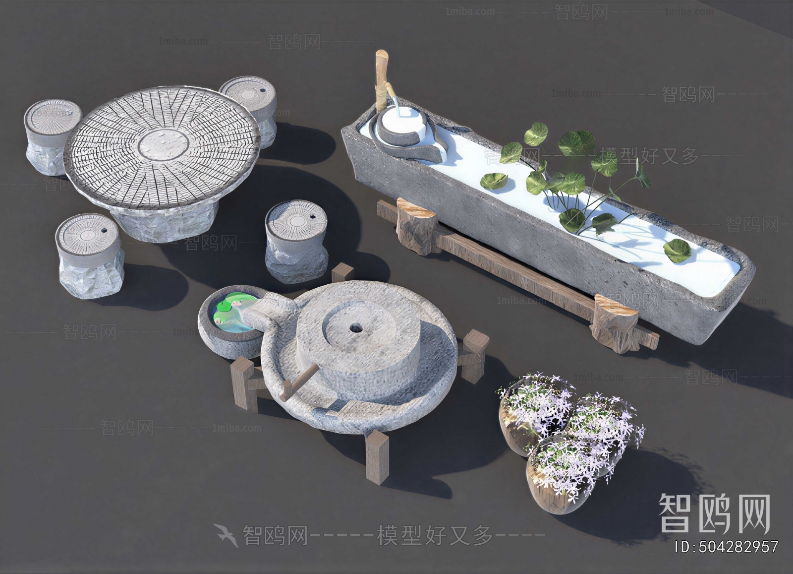 New Chinese Style Outdoor Tables And Chairs