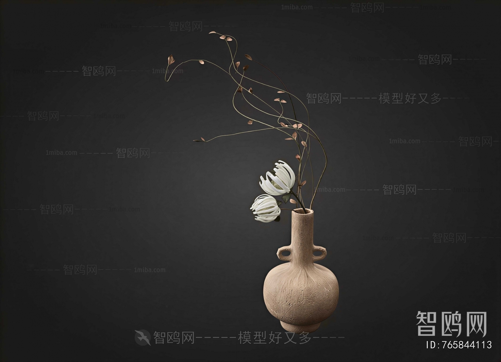 New Chinese Style Flower Arrangement