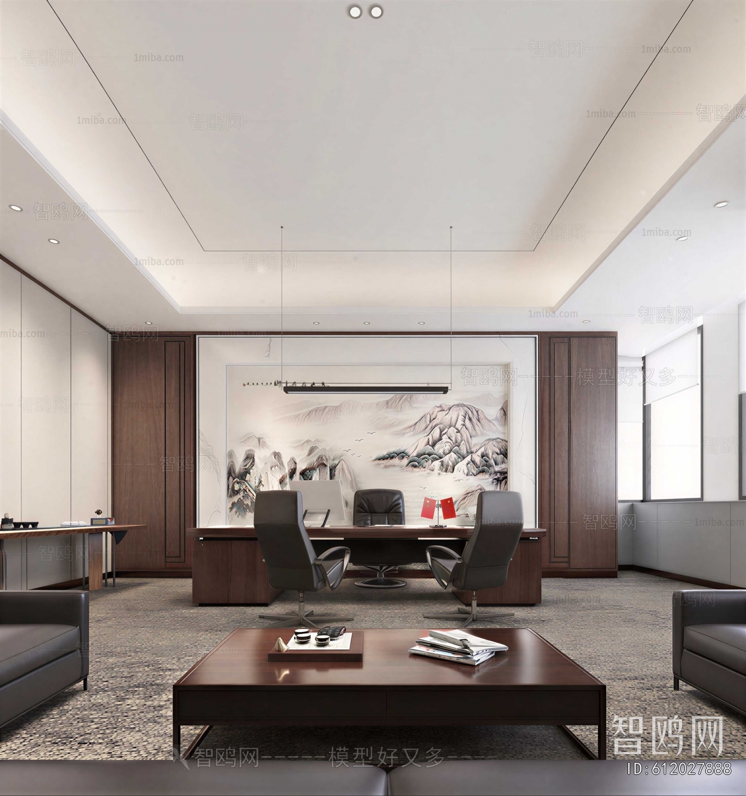 New Chinese Style Manager's Office