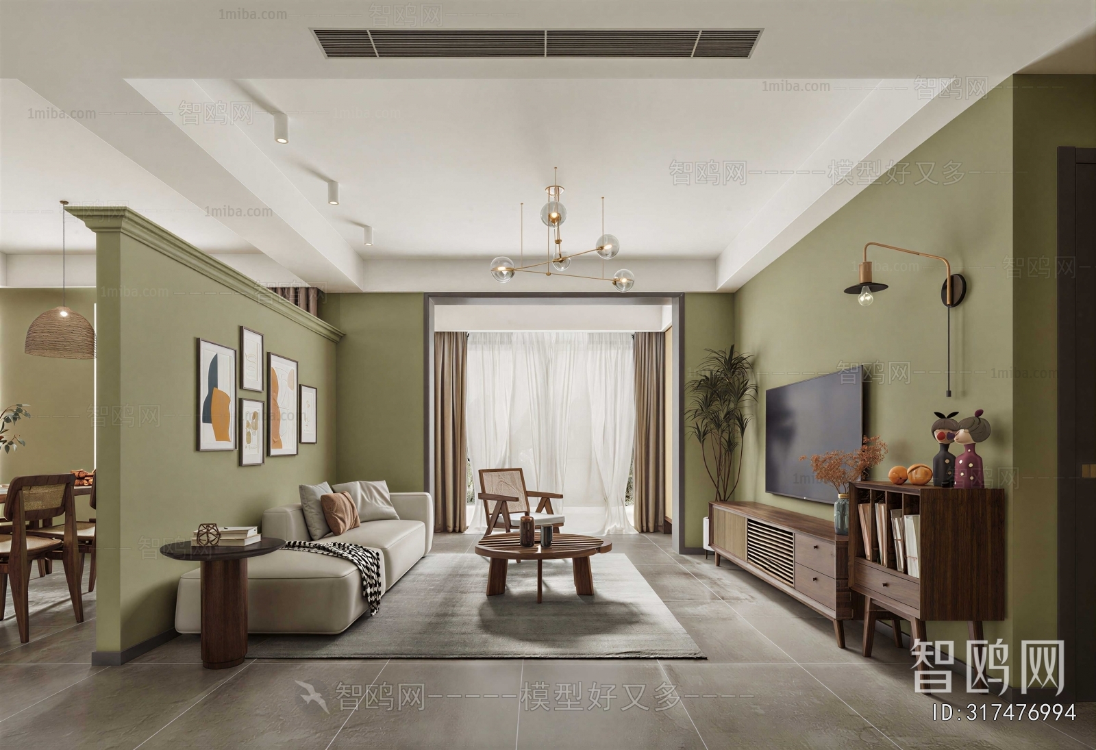 Nordic Style A Living Room