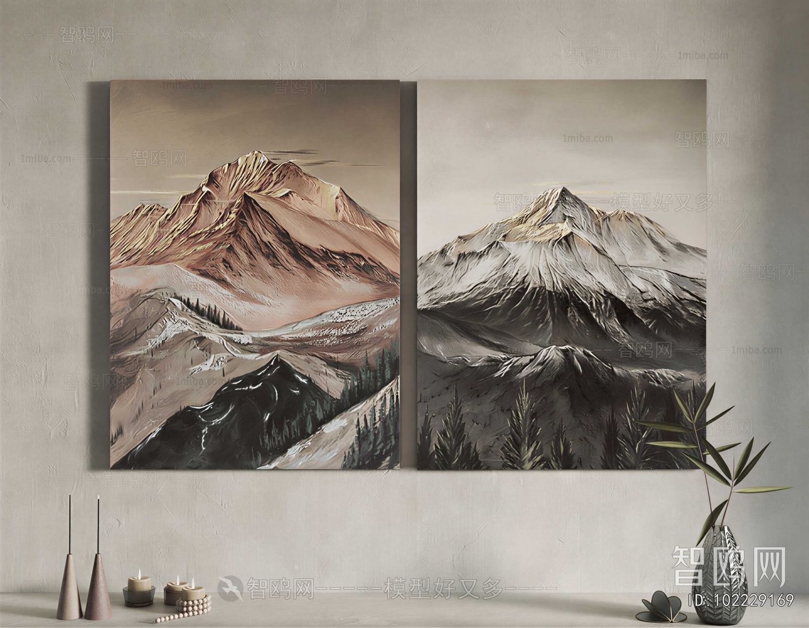 Wabi-sabi Style Painting