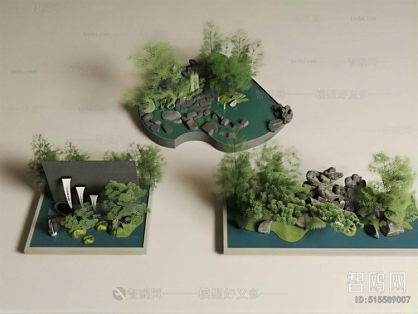 New Chinese Style Rockery Waterscape
