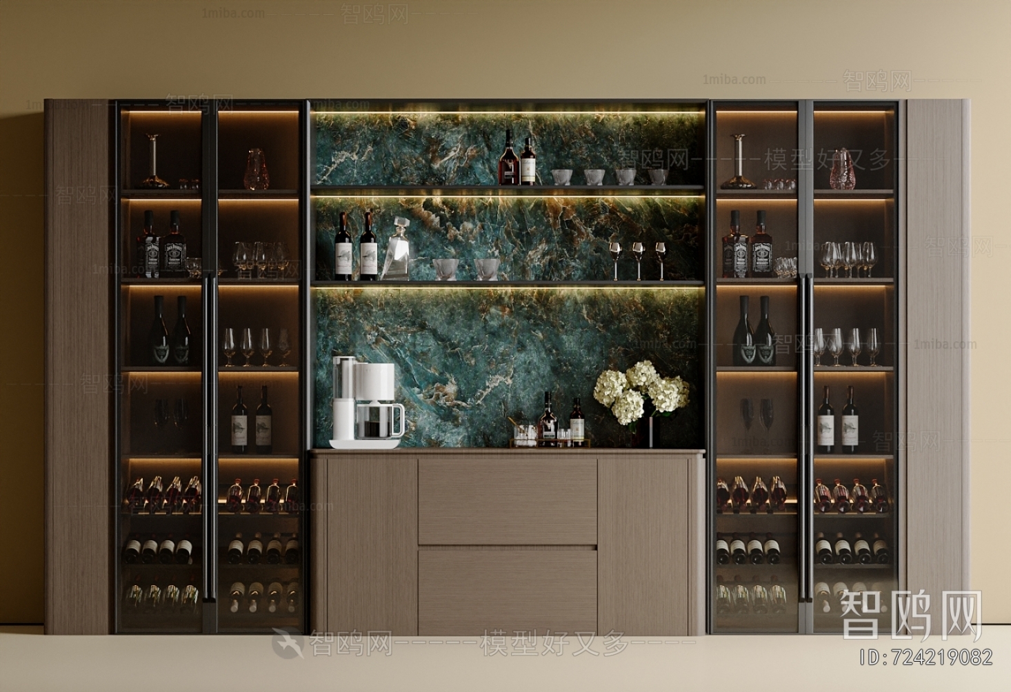 Modern Wine Cabinet