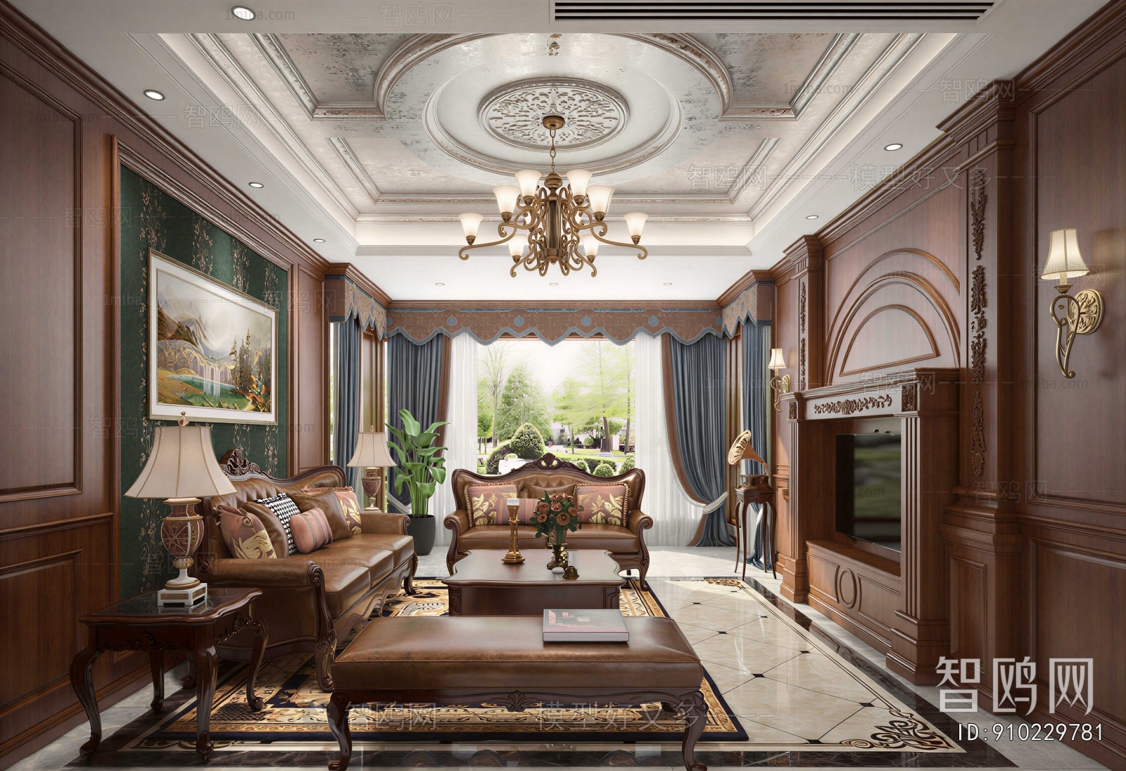European Style A Living Room