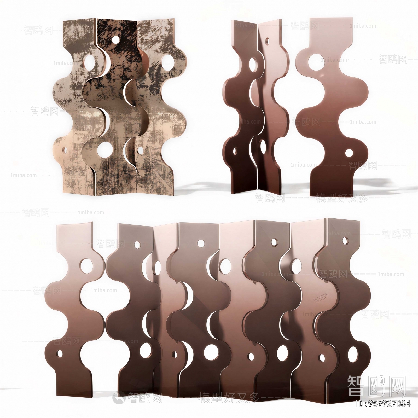 Modern Metal Screen Partition