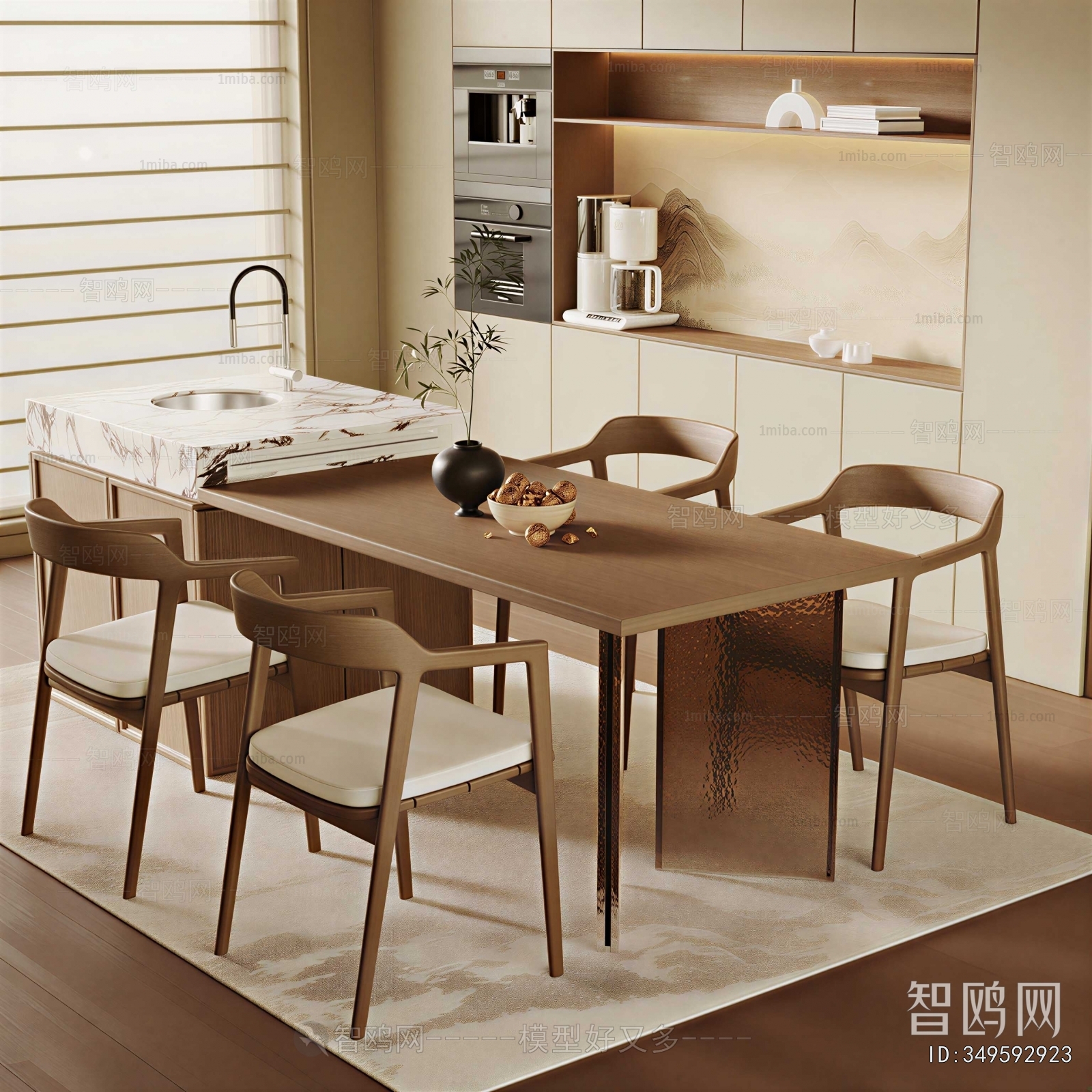 New Chinese Style Dining Table And Chairs
