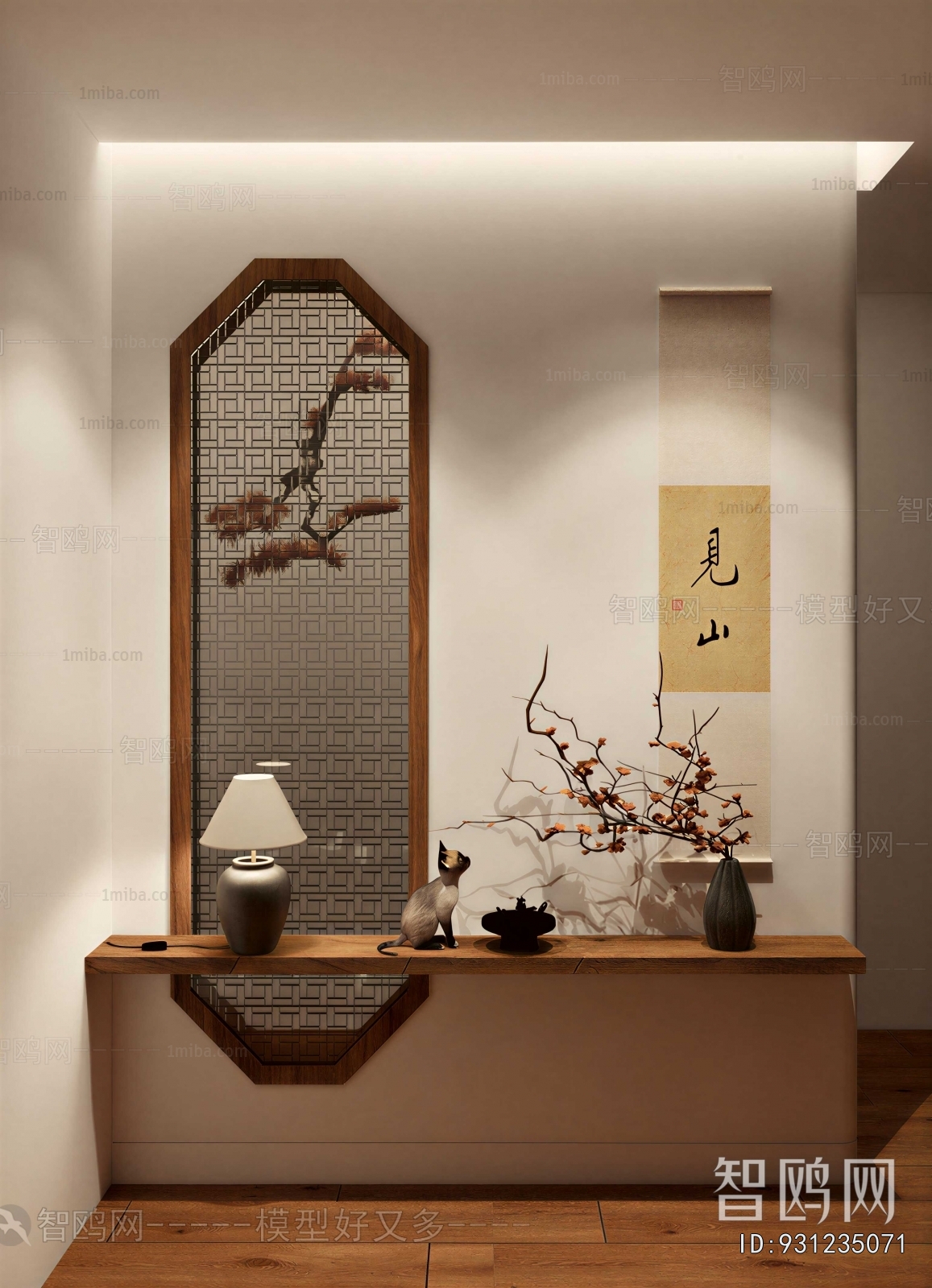 New Chinese Style Hallway