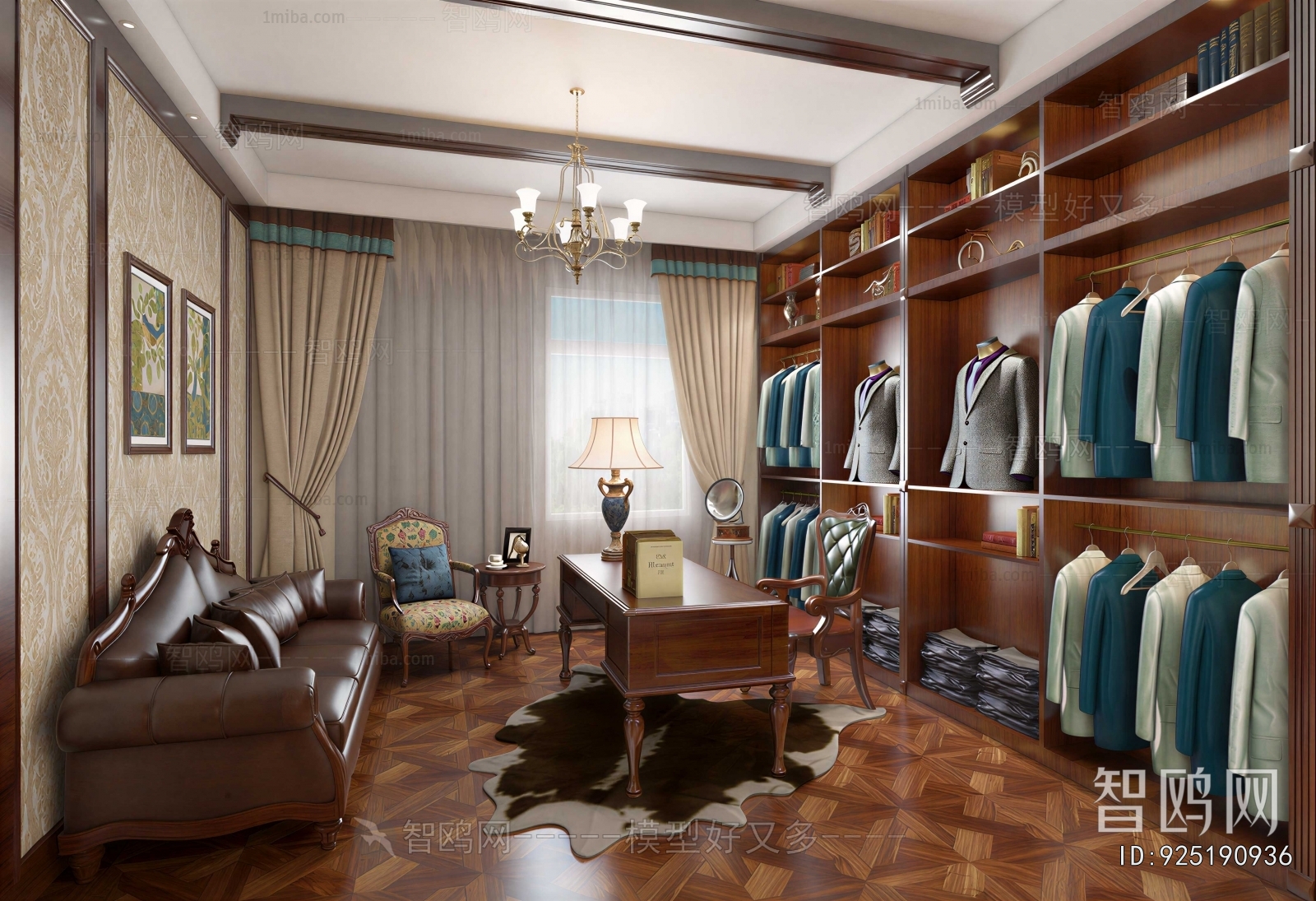 American Style Clothes Storage Area