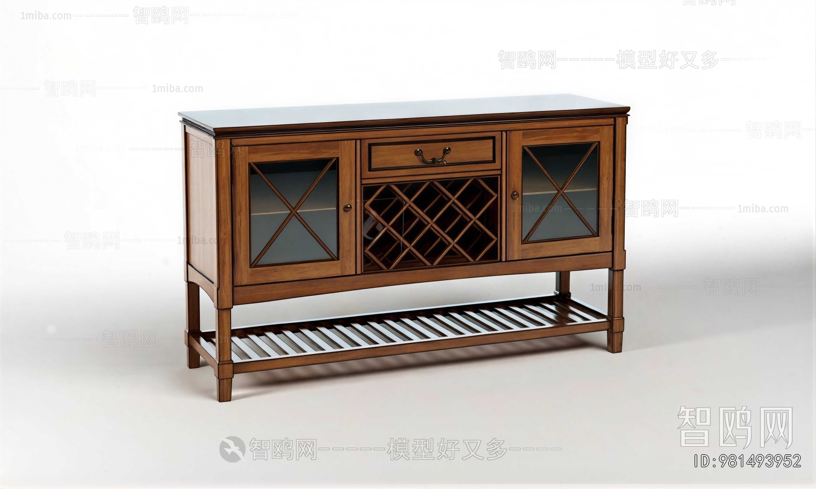 Simple European Style Entrance Cabinet