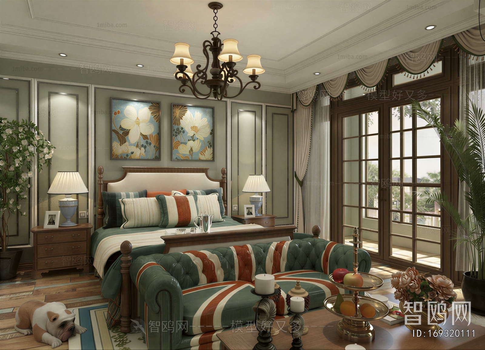 American Style Bedroom