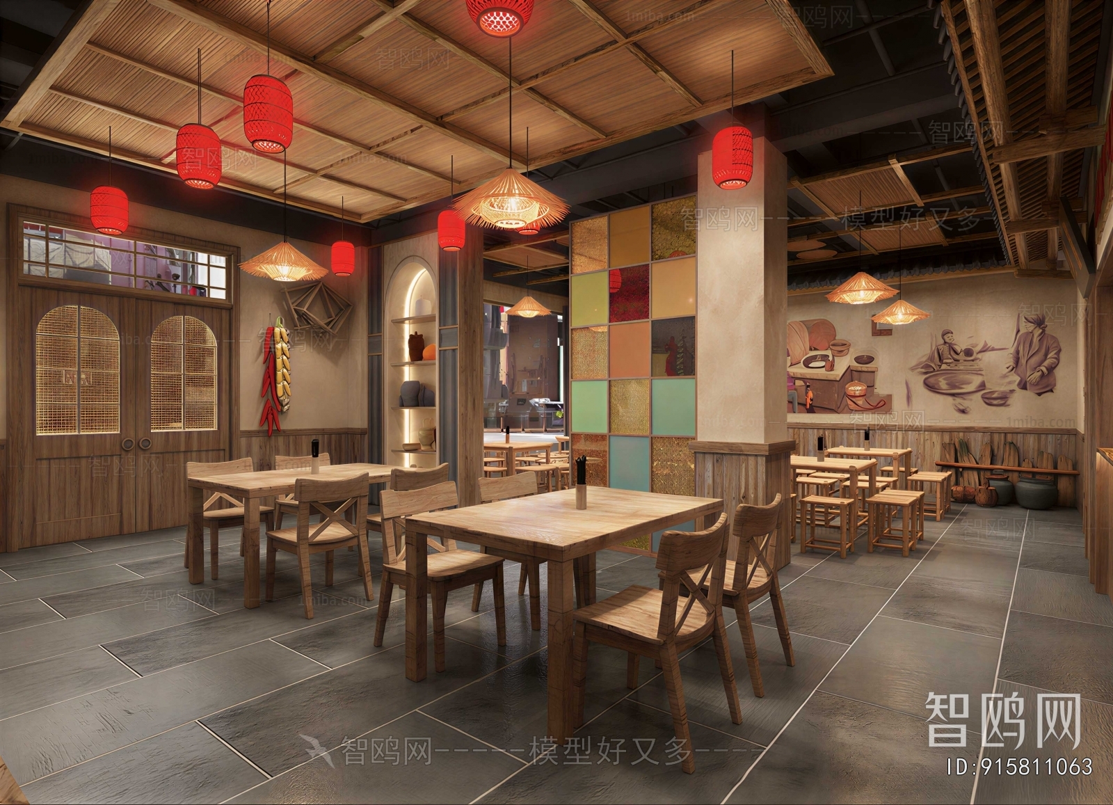 Industrial Style Restaurant
