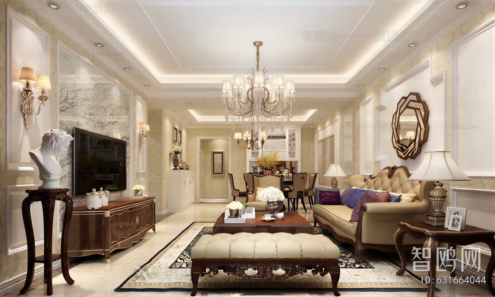 European Style A Living Room