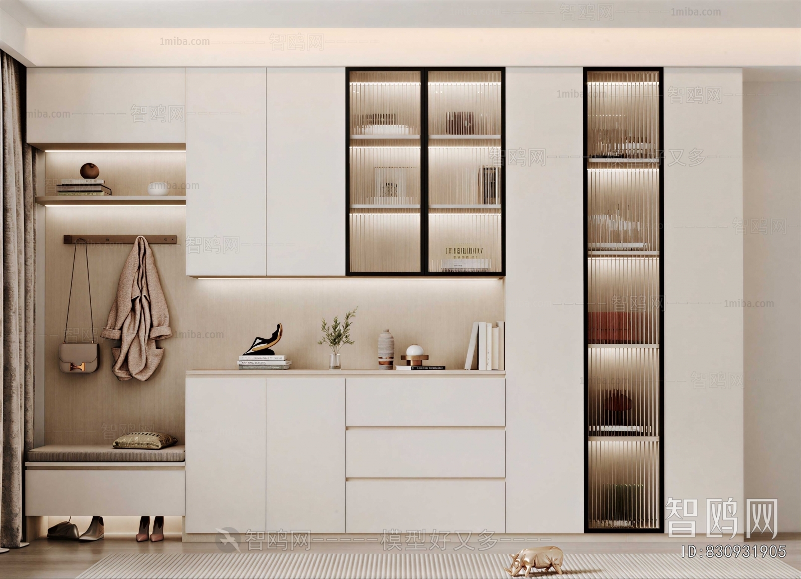Modern Shoe Cabinet