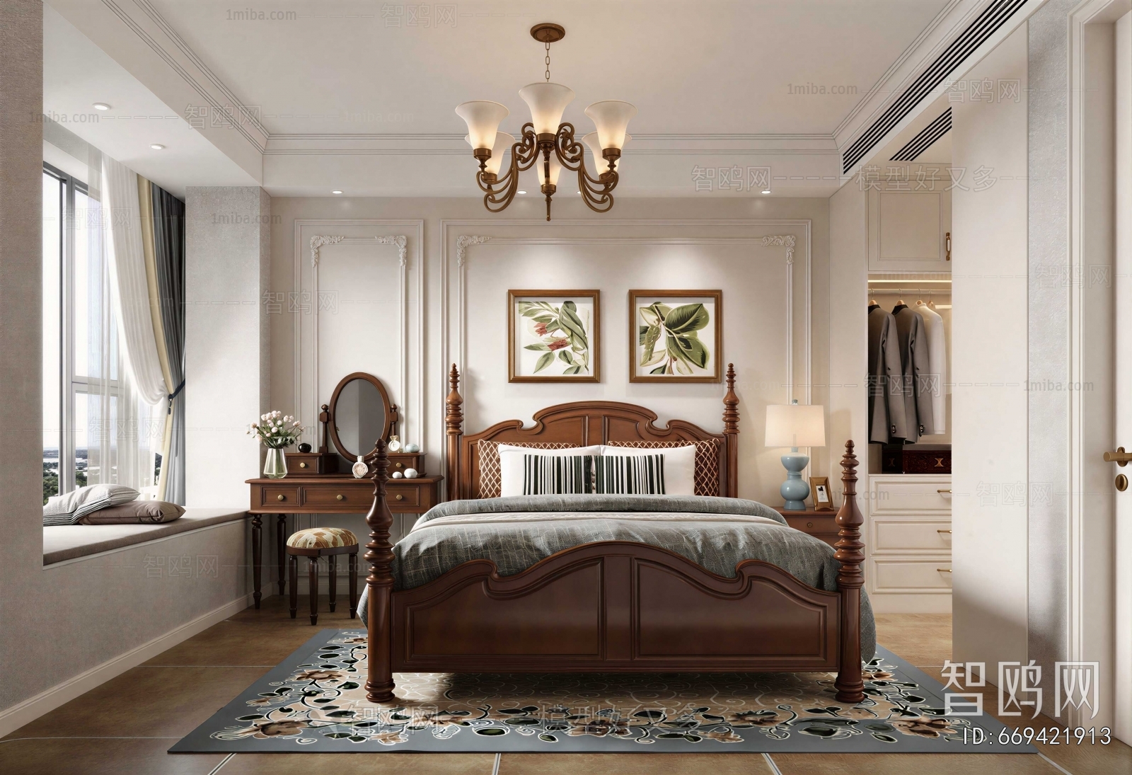 American Style Bedroom