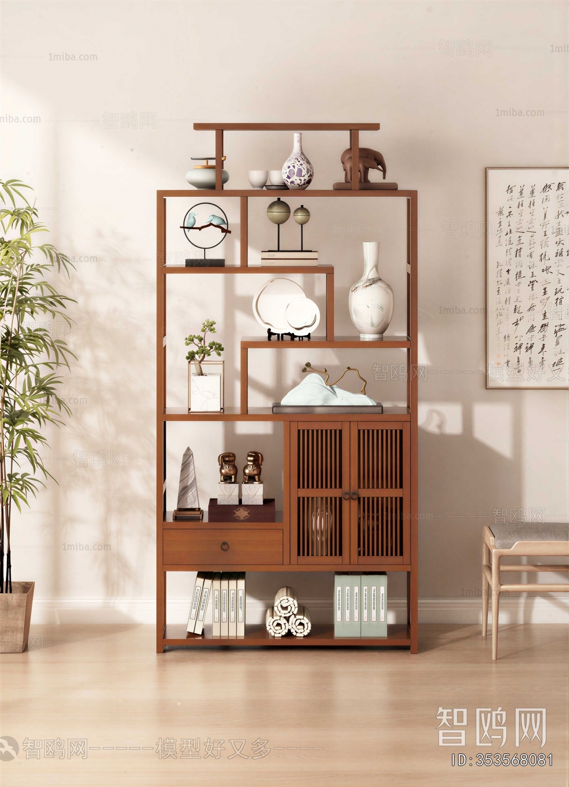 New Chinese Style Antique Rack