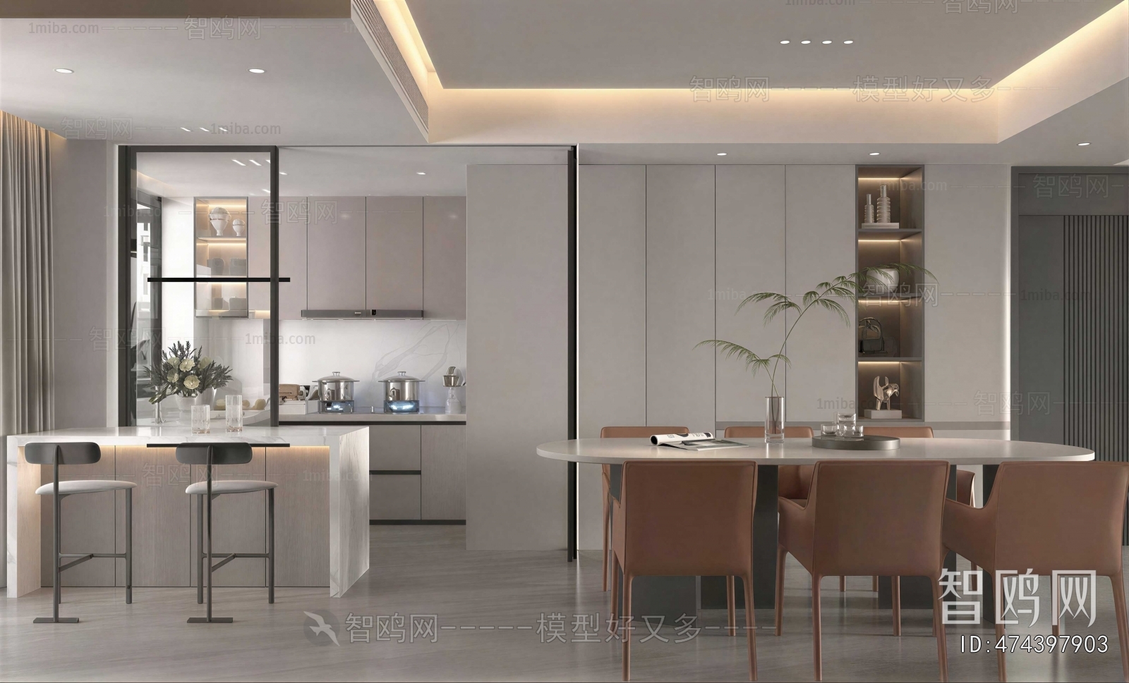Modern Open Kitchen