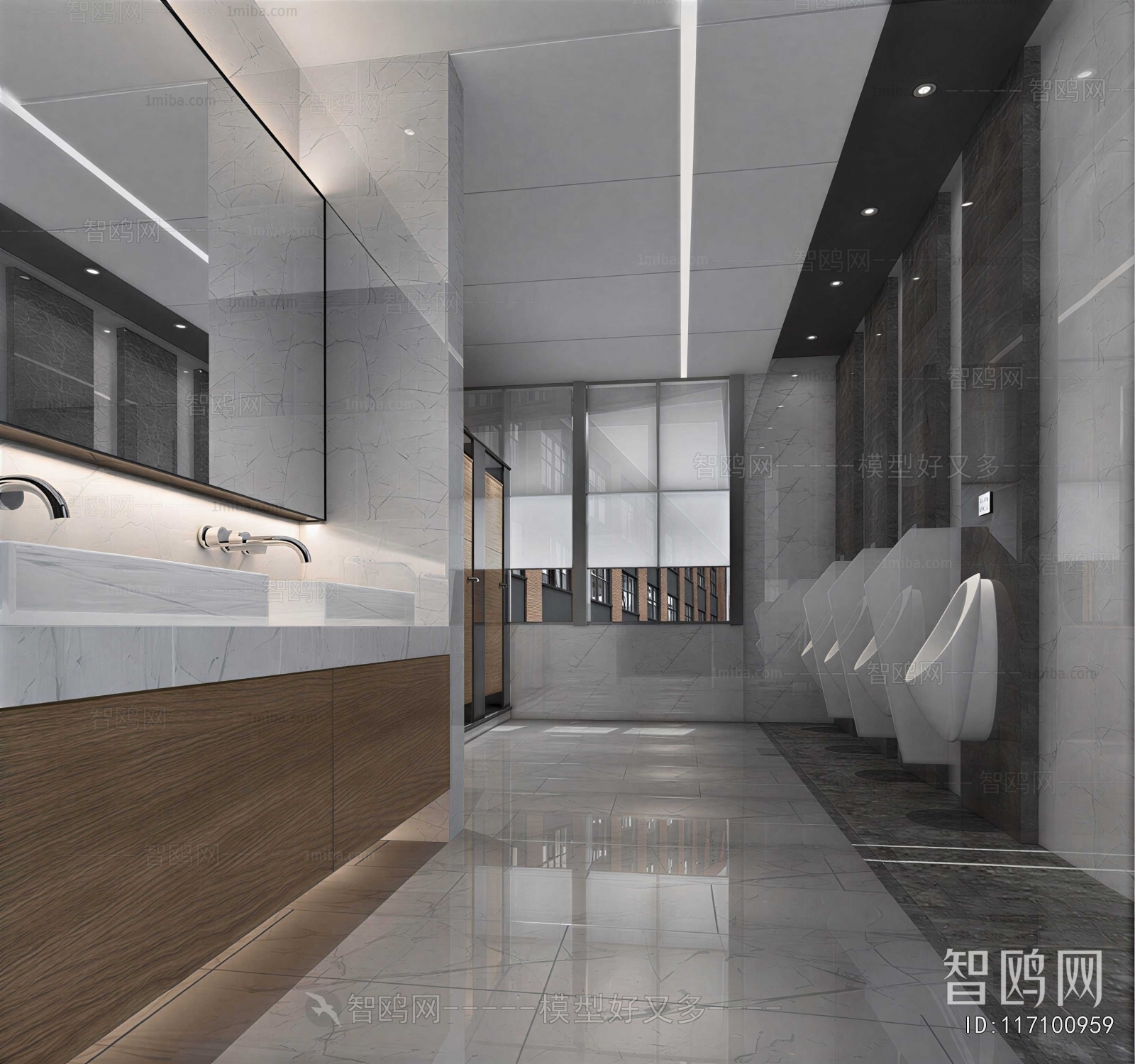 Modern Public Toilet