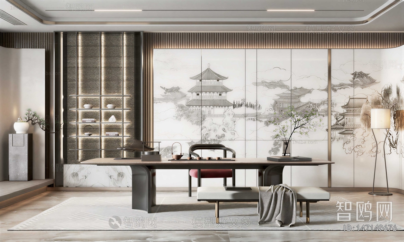 New Chinese Style Tea House