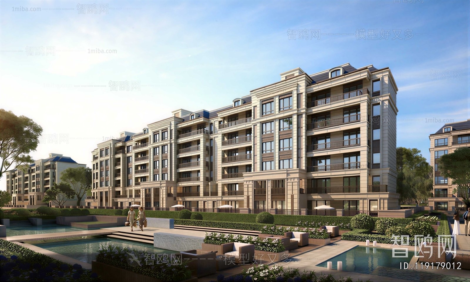 Simple European Style Residential Building