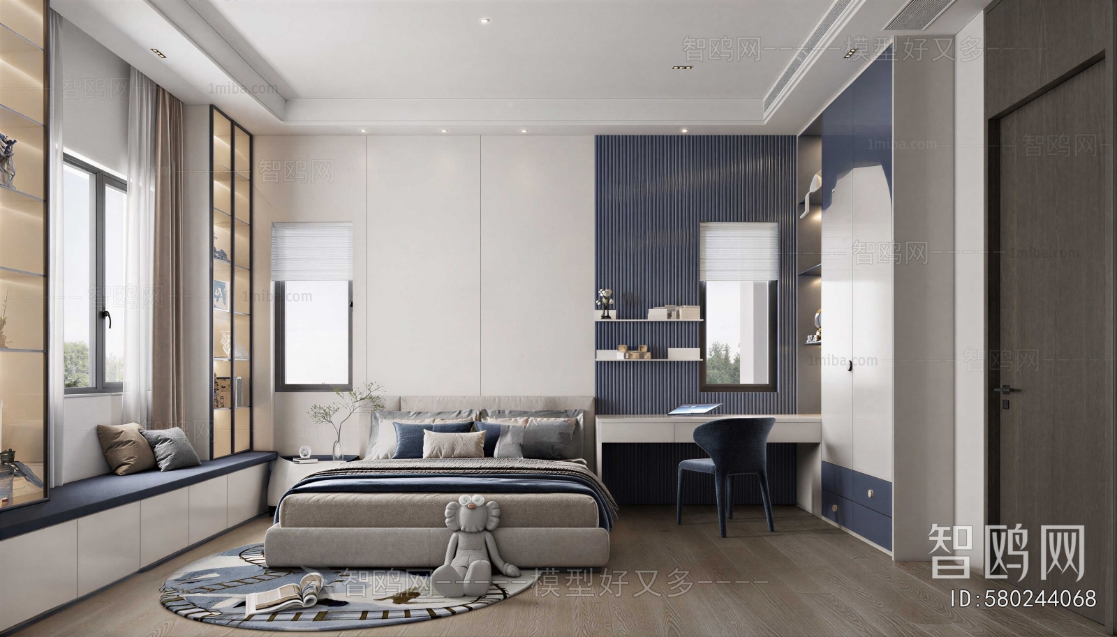 Modern Boy's Room And Son's Room