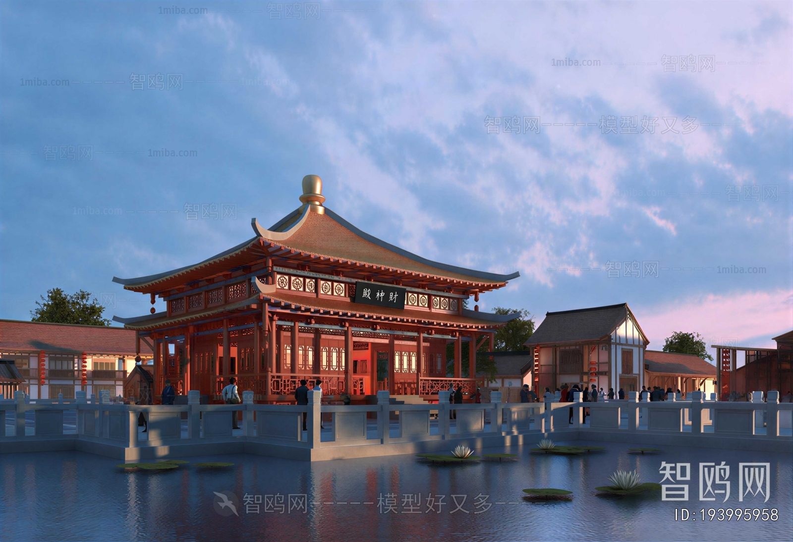 Chinese Style Ancient Architectural Buildings