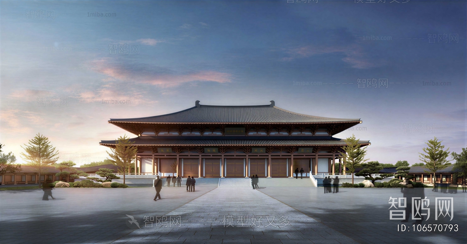 Chinese Style Ancient Architectural Buildings
