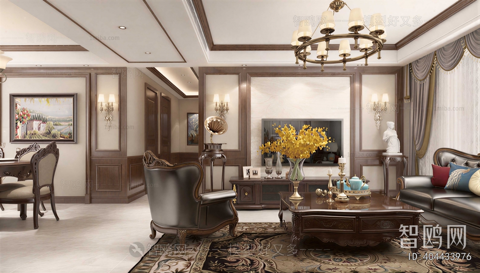 European Style A Living Room