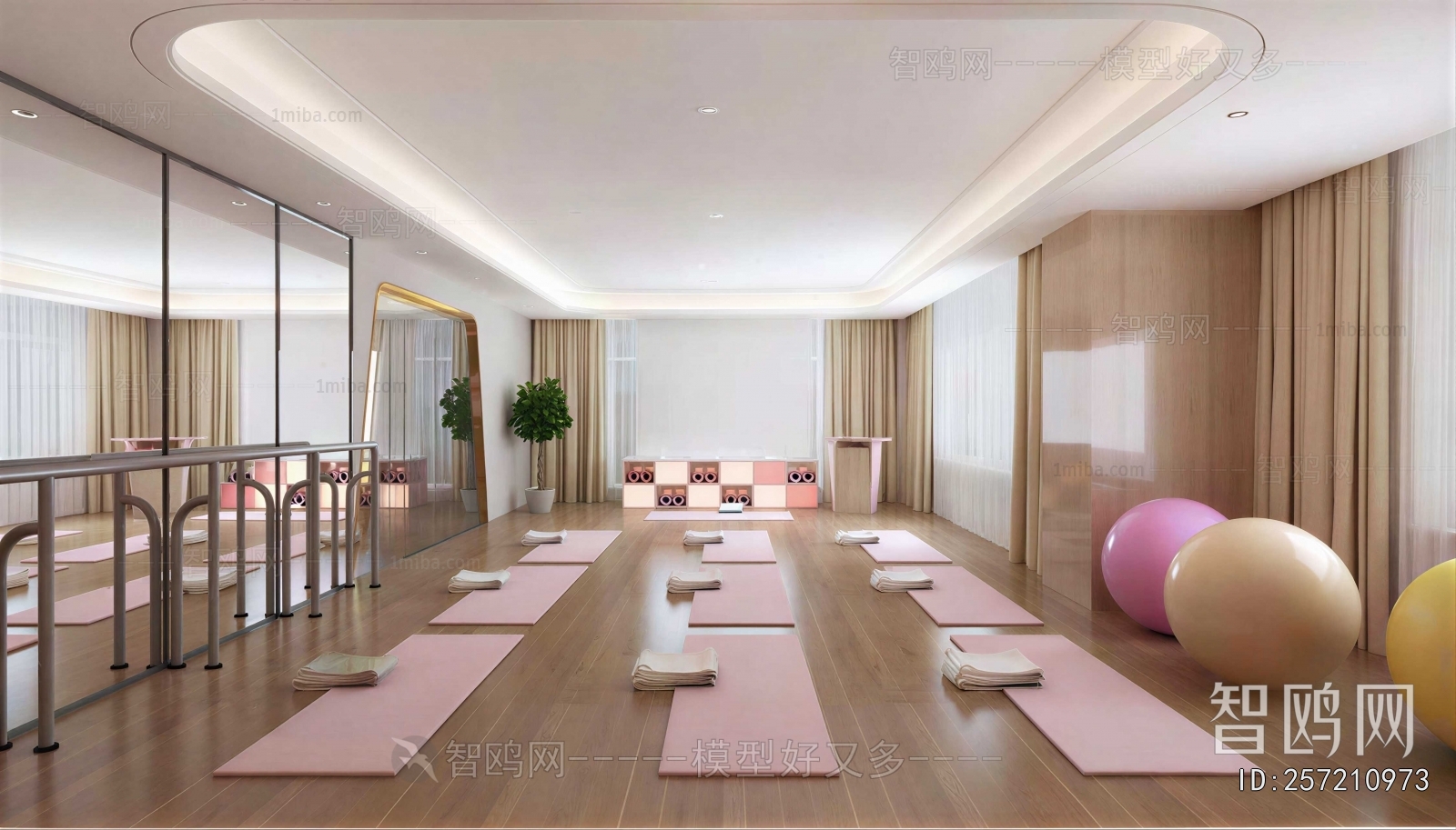Modern Yoga Room