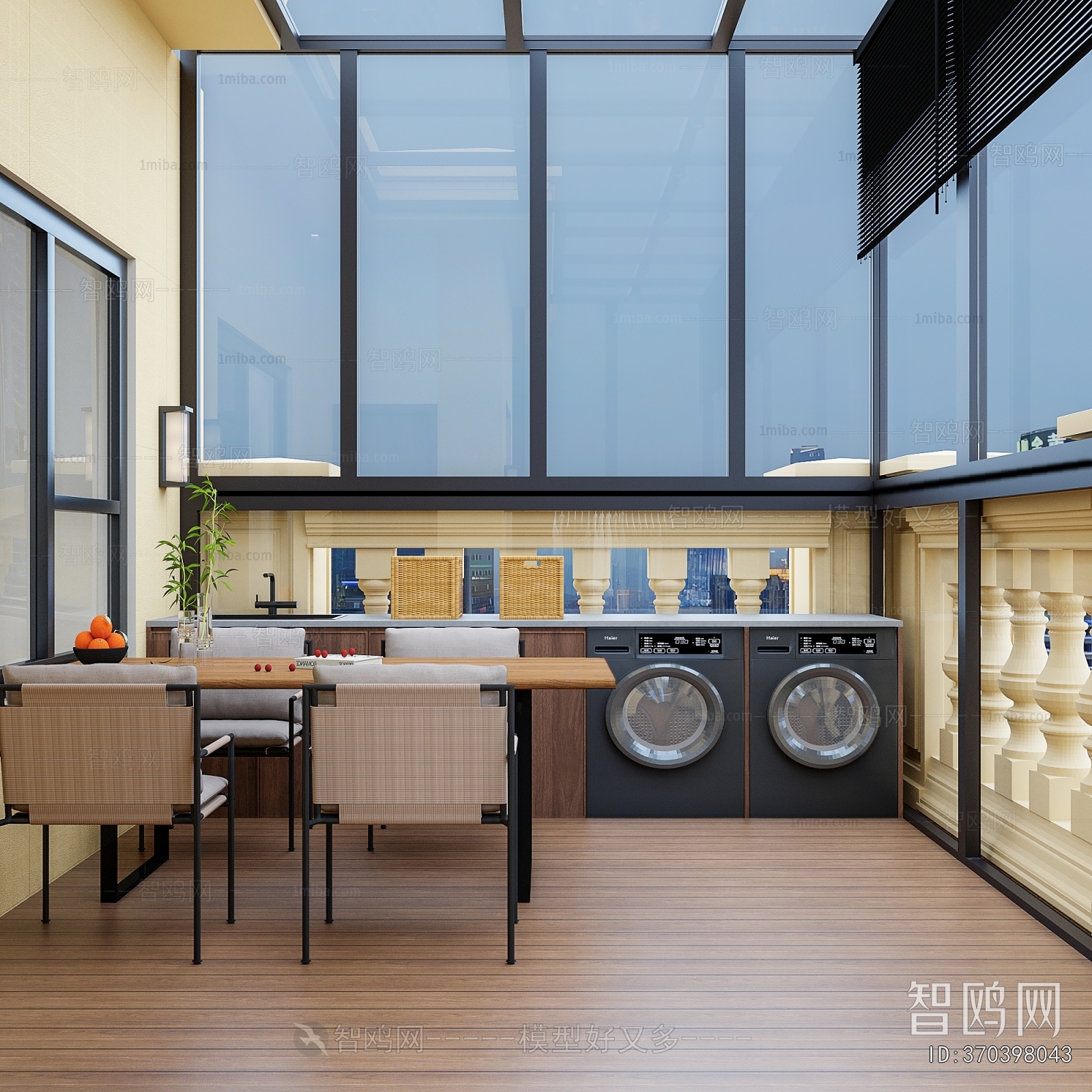 Modern Glass Sun Room