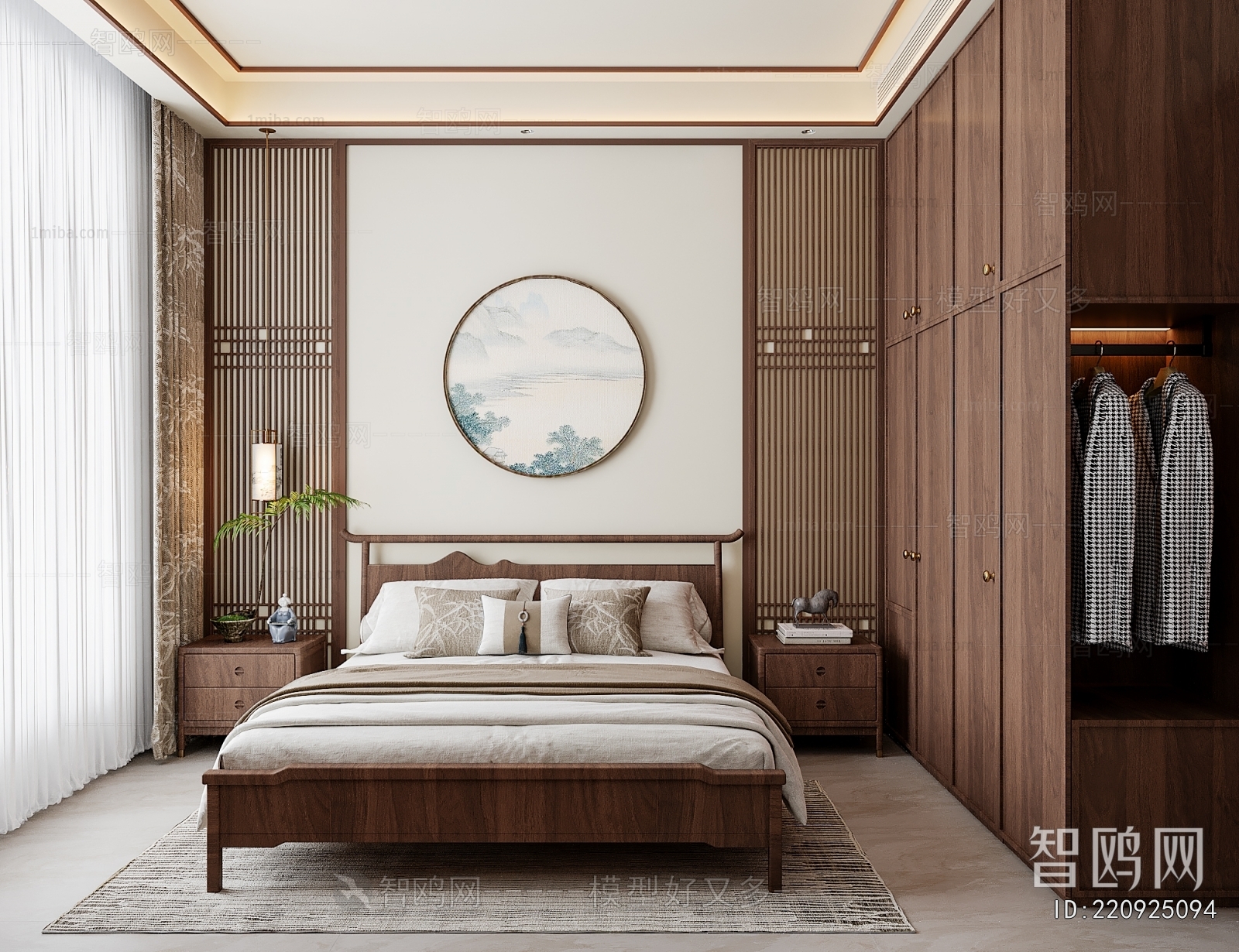 New Chinese Style Bedroom