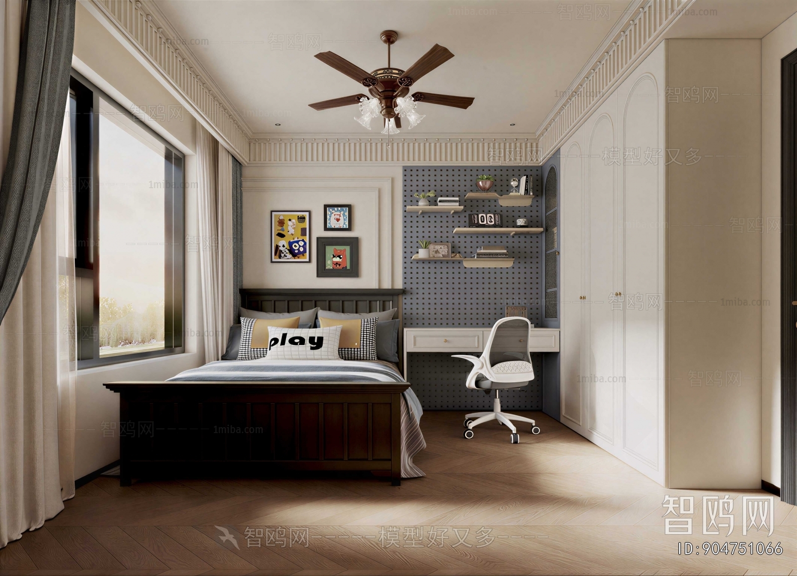 Retro Style Children's Room