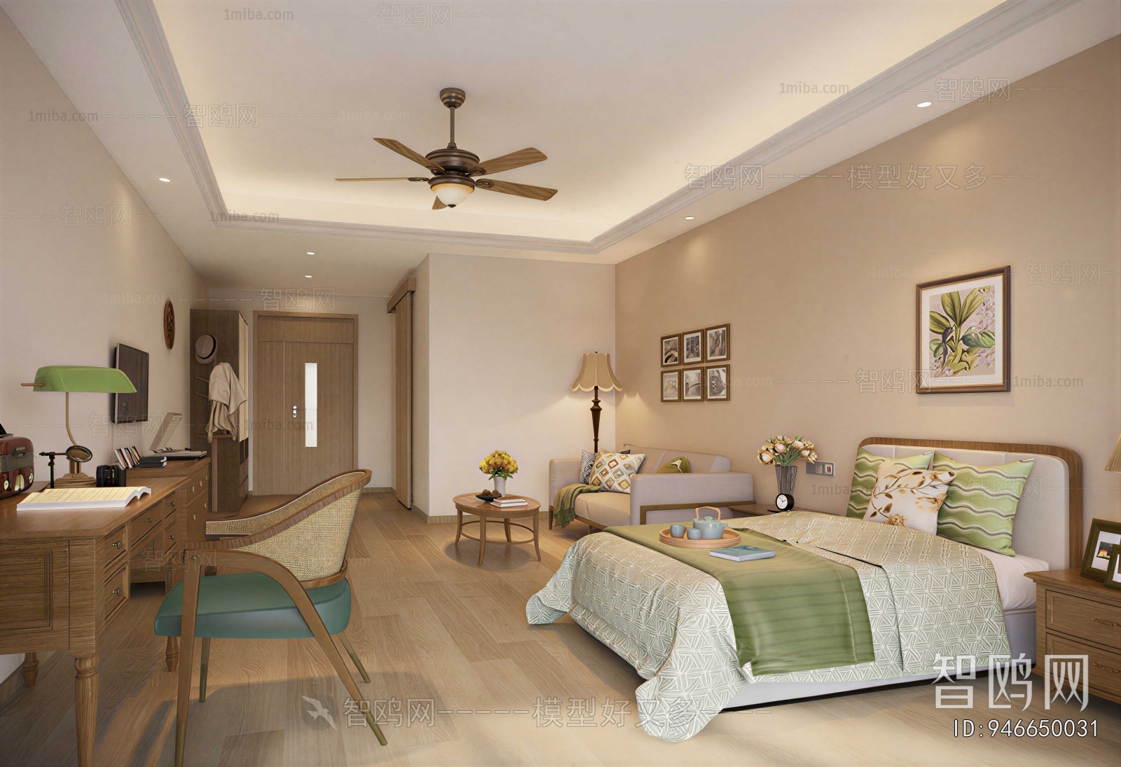 American Style Bedroom